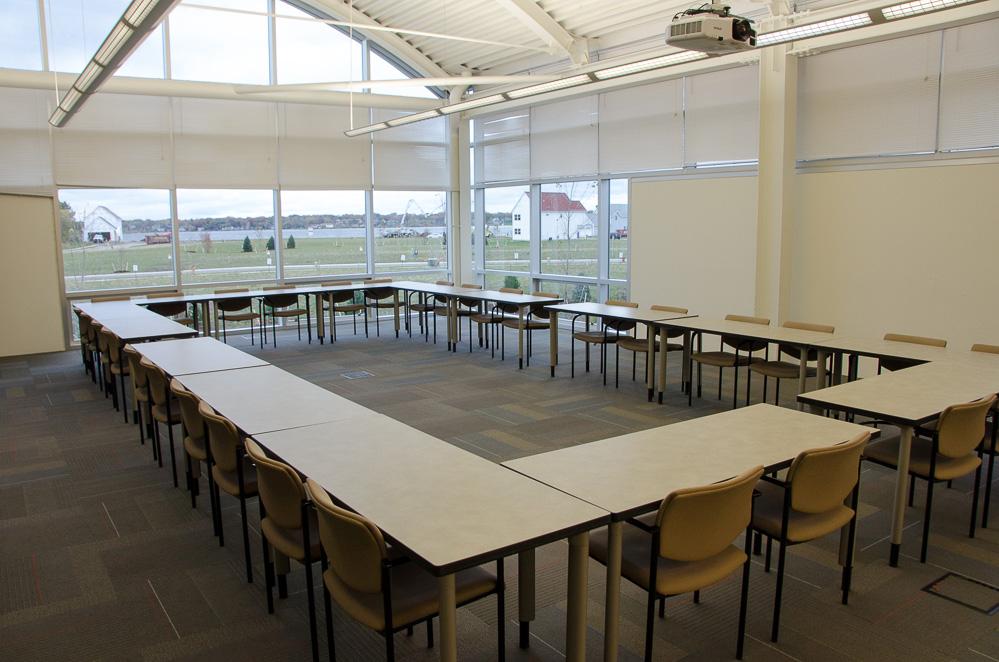 Large Meeting Room square table set up